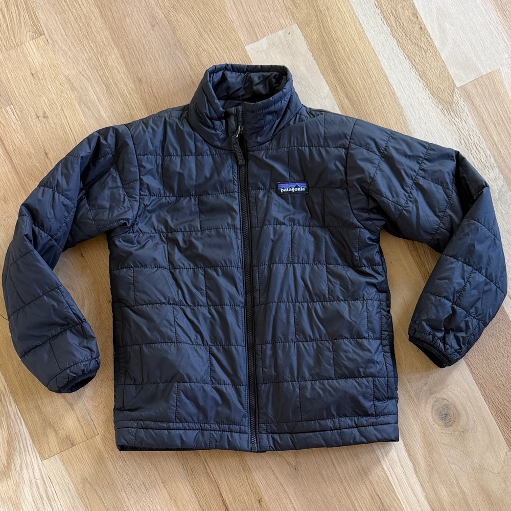 EUC Patagonia Nano Puff Brick Quilt Jacket Kids XS